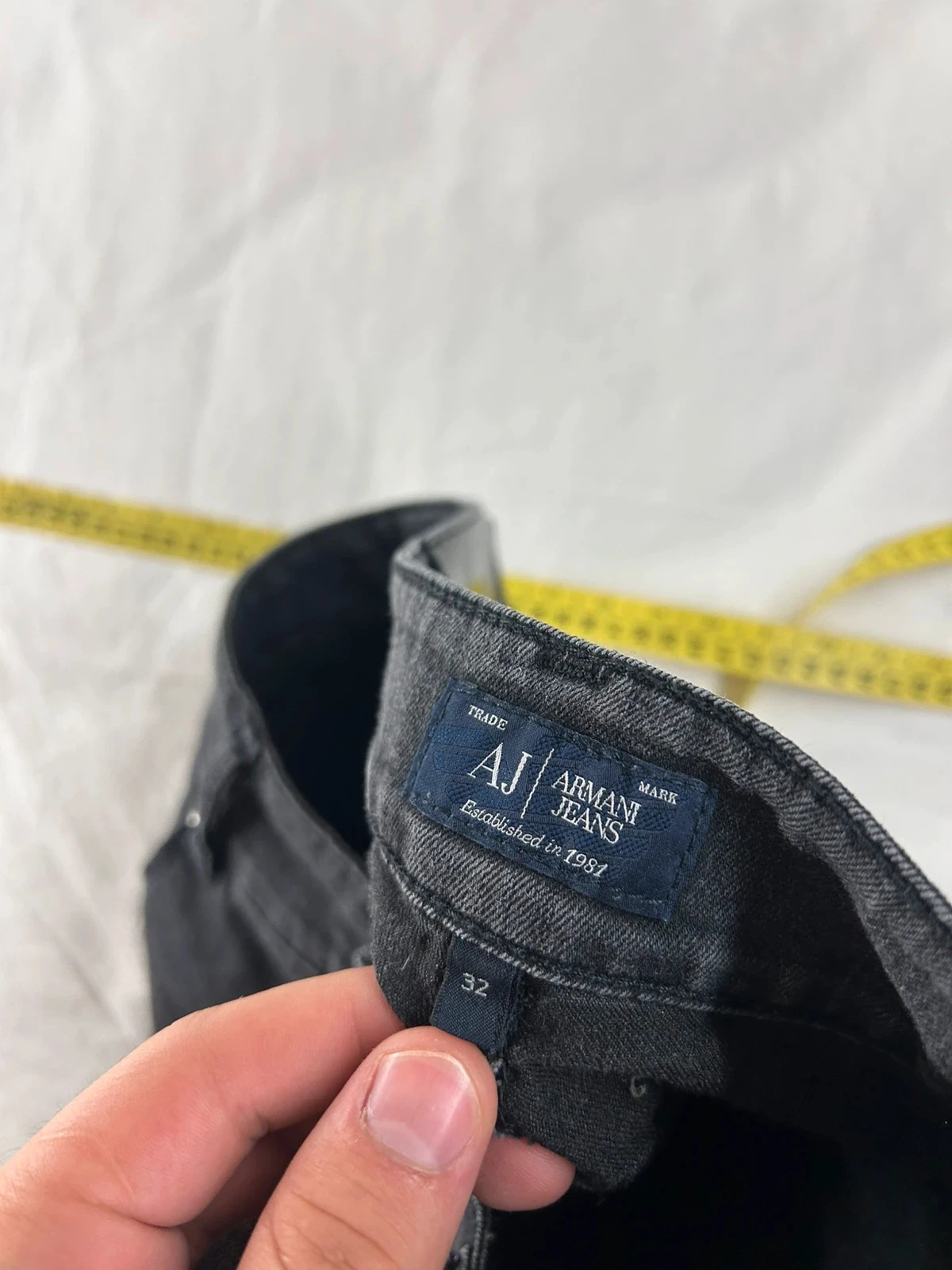 Grijze skinny jean armani jeans maat 32 us – photo 11